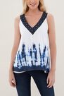 Salsa Jeans - White Top With Gradient And Sparks Salsa Jeans - White Top With Gradient And Sparks