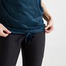 DOMYOS - Extra Small Women's Cardio Fitness T-Shirt 120 - /Printed, Dark Blue DOMYOS - Extra Small Women's Cardio Fitness T-Shirt 120 - /Printed, Dark Blue