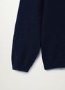 Mango - navy Elbow patches cashmere cotton sweater Mango - navy Elbow patches cashmere cotton sweater