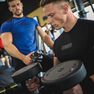 DOMYOS - Medium Weight Training Chest Day T-Shirt, Midnight Indigo DOMYOS - Medium Weight Training Chest Day T-Shirt, Midnight Indigo