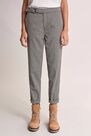 Salsa Jeans - Black Houndstooth trousers with buckle Salsa Jeans - Black Houndstooth trousers with buckle