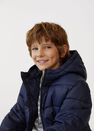 Mango - navy Hood quilted coat Mango - navy Hood quilted coat