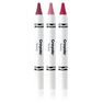 CRAYOLA - Crayola Beauty Crayon Trio Mauve It! - Mauvelous/Rose/Velvet Pink CRAYOLA - Crayola Beauty Crayon Trio Mauve It! - Mauvelous/Rose/Velvet Pink