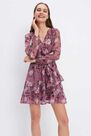 Mohito - Chiffon Floral Dress - Pink Mohito - Chiffon Floral Dress - Pink