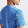 DOMYOS - 2XL Technical Fitness T-Shirt 100 - Mottled, Steel Grey DOMYOS - 2XL Technical Fitness T-Shirt 100 - Mottled, Steel Grey