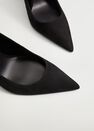 Mango - Black Leather Pumps, Women Mango - Black Leather Pumps, Women