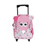 LES DEGLINGOS - Coquelicos the Mouse Medium Trolley Backpack LES DEGLINGOS - Coquelicos the Mouse Medium Trolley Backpack