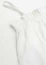 Mango - Light Beige Flowy Strap Top, Women Mango - Light Beige Flowy Strap Top, Women