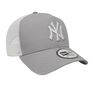 NEW ERA - New Era Mlb Clean Trucker 2 Ny Yankees Gray/White Men's cap Os NEW ERA - New Era Mlb Clean Trucker 2 Ny Yankees Gray/White Men's cap Os