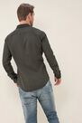 Salsa Jeans - Gray Slim fit shirt with microprint Salsa Jeans - Gray Slim fit shirt with microprint