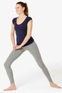 NYAMBA - Women's slim-fit pilates gentle gym sport bottoms fit+500 - grey NYAMBA - Women's slim-fit pilates gentle gym sport bottoms fit+500 - grey