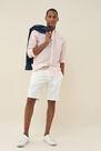 Salsa Jeans - Pink Slim fit linen shirt Salsa Jeans - Pink Slim fit linen shirt