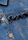 Mango - open blue Ruffled denim jacket Mango - open blue Ruffled denim jacket
