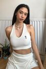 Urban Outfitters - White Fila UO Exclusive Ribbed Velour Halterneck Tennis, Women Urban Outfitters - White Fila UO Exclusive Ribbed Velour Halterneck Tennis, Women