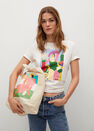 Mango - light beige Women's day bag Mango - light beige Women's day bag