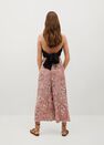 Mango - Red Flowy Printed Trousers, Women Mango - Red Flowy Printed Trousers, Women