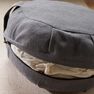 DOMYOS - Unique Size Yoga & Meditation Zafu Cushion - Mottled Grey, Default DOMYOS - Unique Size Yoga & Meditation Zafu Cushion - Mottled Grey, Default