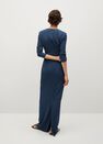 Mango - navy Pleated detail dress Mango - navy Pleated detail dress
