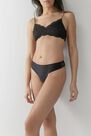 Urban Outfitters - Black Out From Under Nina Laser-Cut Lace-Back Thong Urban Outfitters - Black Out From Under Nina Laser-Cut Lace-Back Thong