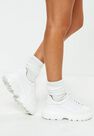 Missguided - White Sports Socks Missguided - White Sports Socks