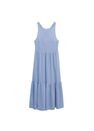 Mango - lt-pastel blue Textured ruffled dress, Women Mango - lt-pastel blue Textured ruffled dress, Women