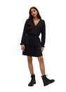 Mango - black Wrap neckline dress Mango - black Wrap neckline dress