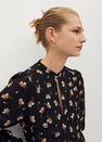 Mango - Black Flowy Printed Dress Mango - Black Flowy Printed Dress
