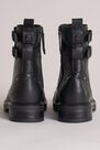 Salsa Jeans - Black Leather biker boots with studs Salsa Jeans - Black Leather biker boots with studs