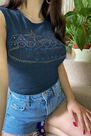 Urban Outfitters - Black UO Vegas Tank Top, Women Urban Outfitters - Black UO Vegas Tank Top, Women