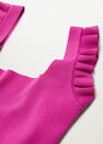 Mango - bright pink Ruffled strap top, Women Mango - bright pink Ruffled strap top, Women
