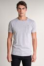 Salsa Jeans - Gray T-shirt with plant dye and pocket Salsa Jeans - Gray T-shirt with plant dye and pocket