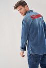 Salsa Jeans - Blue Slim Fit Denim Branded Shirt Salsa Jeans - Blue Slim Fit Denim Branded Shirt