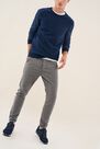 Salsa Jeans - Blue Regular Fit Sweater With Texture Salsa Jeans - Blue Regular Fit Sweater With Texture