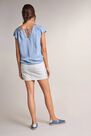 Salsa Jeans - Blue Tunic with cinched shoulders Salsa Jeans - Blue Tunic with cinched shoulders