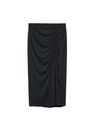 Mango - black Draped pencil skirt Mango - black Draped pencil skirt