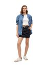 Mango - open grey Pocket denim miniskirt, Women Mango - open grey Pocket denim miniskirt, Women