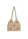 Mango - light beige Floral crochet bag Mango - light beige Floral crochet bag