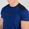 DOMYOS - Medium Weight Training Chest Day T-Shirt, Midnight Indigo DOMYOS - Medium Weight Training Chest Day T-Shirt, Midnight Indigo