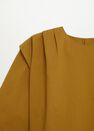 Mango - dark yellow Pleated cotton blouse Mango - dark yellow Pleated cotton blouse