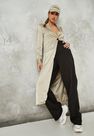 Missguided - Stone Satin Maxi Duster Jacket Missguided - Stone Satin Maxi Duster Jacket