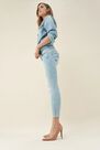 Salsa Jeans - Blue Push Up Wonder cropped jeans with stitching Salsa Jeans - Blue Push Up Wonder cropped jeans with stitching