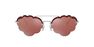 MIU MIU - Silver Irregular Miu Miu MU 57US MIU MIU - Silver Irregular Miu Miu MU 57US