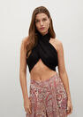 Mango - Red Flowy Printed Trousers, Women Mango - Red Flowy Printed Trousers, Women
