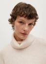 Mango - light beige Knitted turtleneck dress Mango - light beige Knitted turtleneck dress