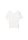Mango - light beige Slit knit top, Women Mango - light beige Slit knit top, Women