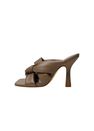 Mango - Pastel Brown Knot Heel Sandals Mango - Pastel Brown Knot Heel Sandals