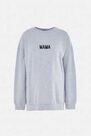 Missguided - Grey Maternity Mama Sweatshirt Missguided - Grey Maternity Mama Sweatshirt