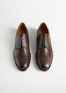 Mango - Brown Laser-cut leather blucher shoes Mango - Brown Laser-cut leather blucher shoes