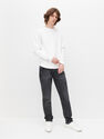 Reserved - White Minimalist Style Sweatshirt, Men Reserved - White Minimalist Style Sweatshirt, Men