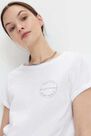 Mohito - Eco Aware Cotton T-Shirt - White Mohito - Eco Aware Cotton T-Shirt - White